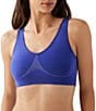 Wacoal B-Smooth® Wire Free Seamless Bralette, Color:Skipper Blue - Image 1