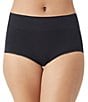 Wacoal Feeling Flexible Brief Panty, Color:Black - Image 1