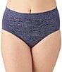 Wacoal B-Smooth® Seamless Brief Panty, Color:Pat Blue Heather - Image 1