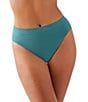 Wacoal B-Smooth Seamless High-Cut Brief Panty, Color:Brittany Blue - Image 1