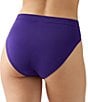 Wacoal B-Smooth Seamless High-Cut Brief Panty, Color:Purple Indigo - Image 2