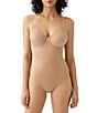 Wacoal Back Appeal® Firm Control Shaping Bodysuit, Color:Praline - Image 1