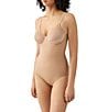 Wacoal Back Appeal® Firm Control Shaping Bodysuit, Color:Praline - Image 3