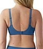 Wacoal Back Appeal® Dot Jacquard Underwire Bra, Color:Blue Horizon - Image 2