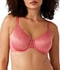Color:Mineral Red - Image 1 - Back Appeal® Dot Jacquard Underwire Bra