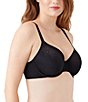 Color:Black - Image 3 - Back Appeal™ Dot Jacquard T-Shirt Bra