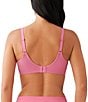 Wacoal Back Appeal™ Dot Jacquard Underwire U-Shape Back T-Shirt Full-Busted Bra, Color:Chateau Rose - Image 2