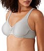 Color:Ultimate Gray - Image 3 - Basic Beauty Full Figure Seamless Underwire Bra
