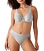 Color:Ultimate Gray - Image 4 - Basic Beauty Full Figure Seamless Underwire Bra