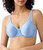 Wacoal Basic Beauty Full Figure Seamless Underwire Bra, Color:Bel Air Blue - Image 1
