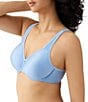 Wacoal Basic Beauty Full Figure Seamless Underwire Bra, Color:Bel Air Blue - Image 3