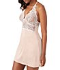 Color:Rose Dust Angle Wing - Image 3 - Center Stage Halter Neck Lace Back Detail Chemise