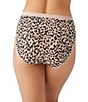 Color:Cheetah - Image 2 - Cheetah Understated Cotton Hi-Cut Panty