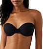 Color:Black - Image 1 - Comfort First Seamless Strapless Convertible Underwire Bra