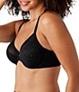Wacoal Elevated Allure Front-Close Underwire Bra, Color:Black - Image 3