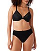 Color:Black - Image 4 - Elevated Allure Front-Close Underwire Bra