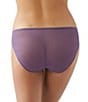 Wacoal Embrace Lace® Sheer Mesh Bikini Panty, Color:Grape Compote - Image 2