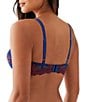 Wacoal Embrace Lace® Underwire Bra, Color:Blue Depths/Cordovan - Image 2