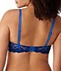 Color:Blue/Bellwether Blue - Image 2 - Embrace Lace® Underwire Bra
