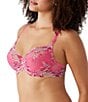 Color:Hot Pink/Multi - Image 3 - Embrace Lace® Underwire Bra