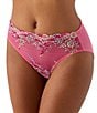 Color:Hot Pink/Multi - Image 3 - Embrace Lace® Hi-Cut Brief Panty