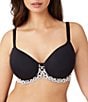 Wacoal Embrace Lace® Seamless Underwire T-Shirt Bra, Color:Black - Image 1