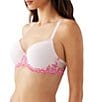 Wacoal Embrace Lace® Seamless Underwire T-Shirt Bra, Color:Ballet Slipper/Chateau Rose - Image 3