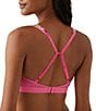 Color:Hot Pink/Multi - Image 2 - Embrace Lace® Wire Free Convertible Bra
