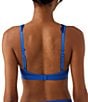 Color:Blue/Bellwether Blue - Image 3 - Embrace Lace® Wire Free Convertible Bra