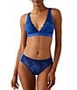 Color:Blue/Bellwether Blue - Image 5 - Embrace Lace® Wire Free Convertible Bra