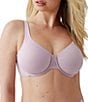 Wacoal Ever Flexing Seamless Underwire Bra, Color:Keepsake Lilac - Image 1