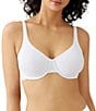 Wacoal Ever Flexing Seamless Underwire Bra, Color:White - Image 1