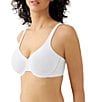 Wacoal Ever Flexing Seamless Underwire Bra, Color:White - Image 4