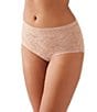 Wacoal High Profile™ Floral Lace Brief Panty, Color:Roebuck - Image 3