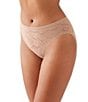 Wacoal High Profile™ Floral Lace Hi-Cut Panty, Color:Roebuck - Image 3
