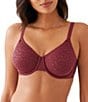 Wacoal Inside Job Underwire Full Coverage T-Shirt Bra, Color:Cordovan - Image 1