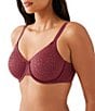 Wacoal Inside Job Underwire Full Coverage T-Shirt Bra, Color:Cordovan - Image 3