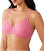 Wacoal Inside Job Underwire Full Coverage T-Shirt Bra, Color:Chateau Rose - Image 3