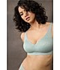 Wacoal Inside Job™ Wire-Free Side Support Bra, Color:Iceberg Green - Image 6