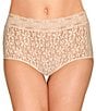 Color:Natural Nude - Image 1 - Halo Lace Brief Panty
