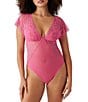Color:Hot Pink - Image 1 - Lifted In Luxury Bodysuit