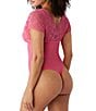 Color:Hot Pink - Image 2 - Lifted In Luxury Bodysuit