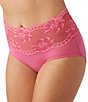 Color:Hot Pink - Image 3 - Light and Lacy Brief Panty