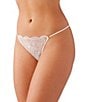 Wacoal Midnight Soiree G-String Lurex Panty, Color:Champagne - Image 3