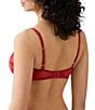 Wacoal Midnight Soiree Lurex Cut & Sewn Underwire Bra, Color:Regina Red - Image 2