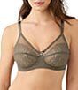Wacoal Retro Chic Full Figure Underwire Lace Bra - Image 1
