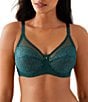 Wacoal Retro Chic Full Figure Underwire Lace Bra, Color:Ponderosa Pine - Image 1