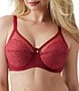 Wacoal Retro Chic Full Figure Underwire Lace Bra - Image 1