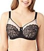 Wacoal Retro Chic Full Figure Underwire Lace Bra, Color:Black - Image 3