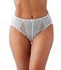 Wacoal Retro Chic Hi-Cut Brief Panty, Color:Pastel Blue - Image 1